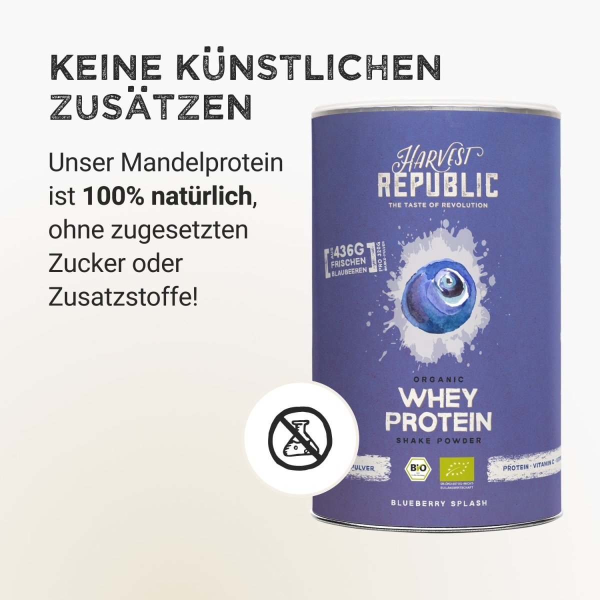 Almond Protein - Wild Blueberry - Harvest Republic