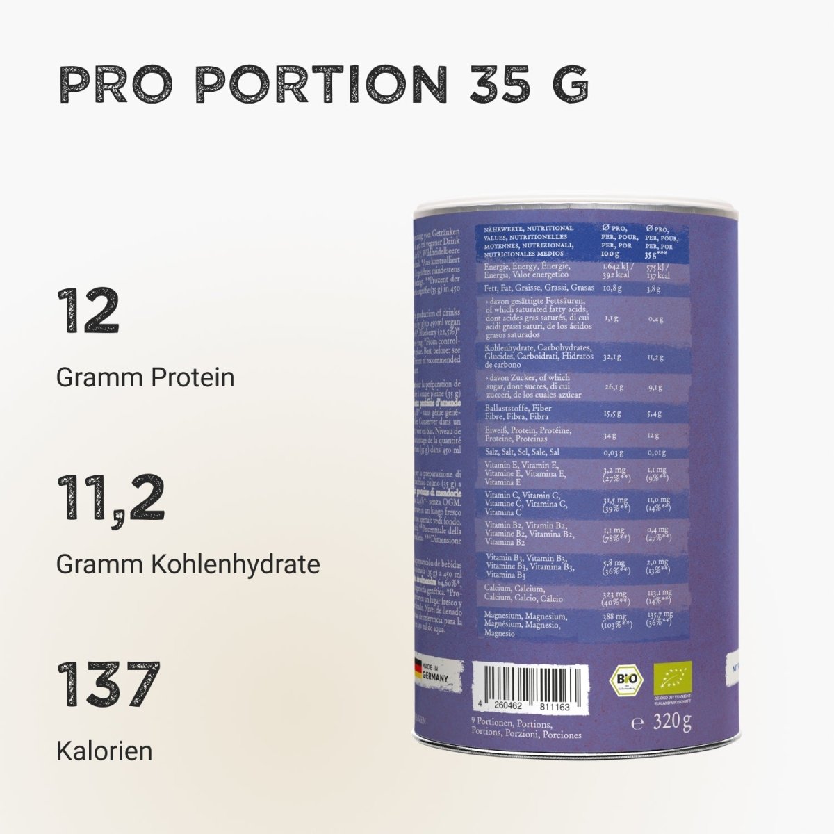 Almond Protein - Wild Blueberry - Harvest Republic