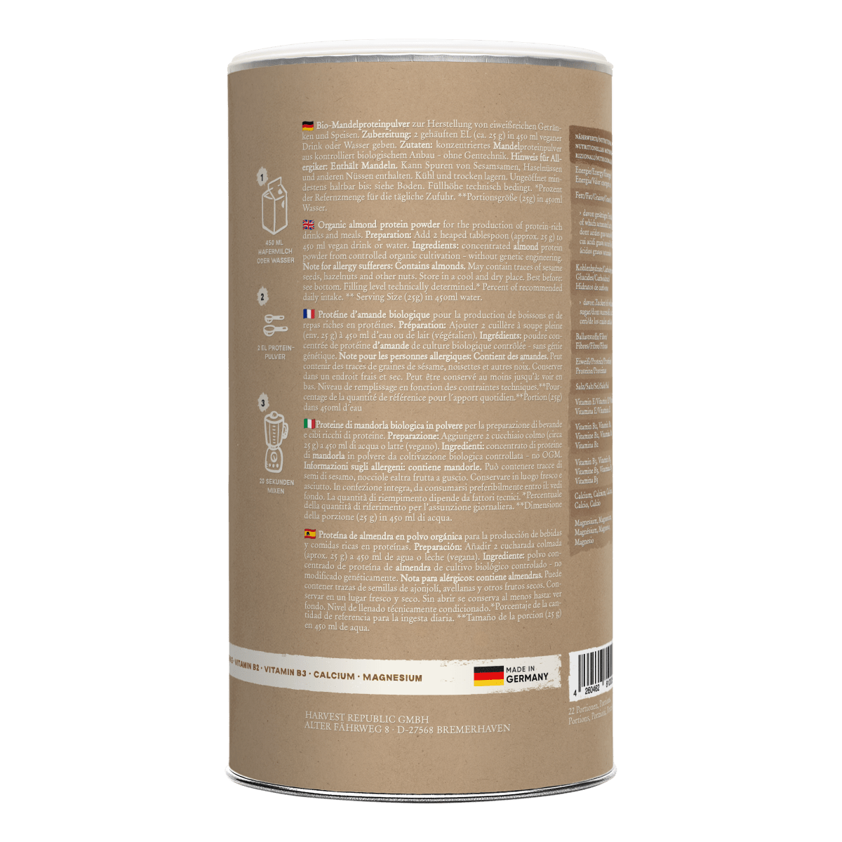 Almond Protein - Natural - Harvest Republic