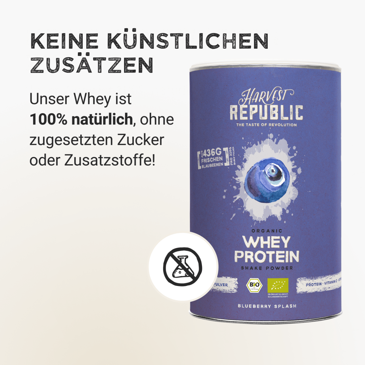 Whey Protein - Wild Blueberry - Harvest Republic