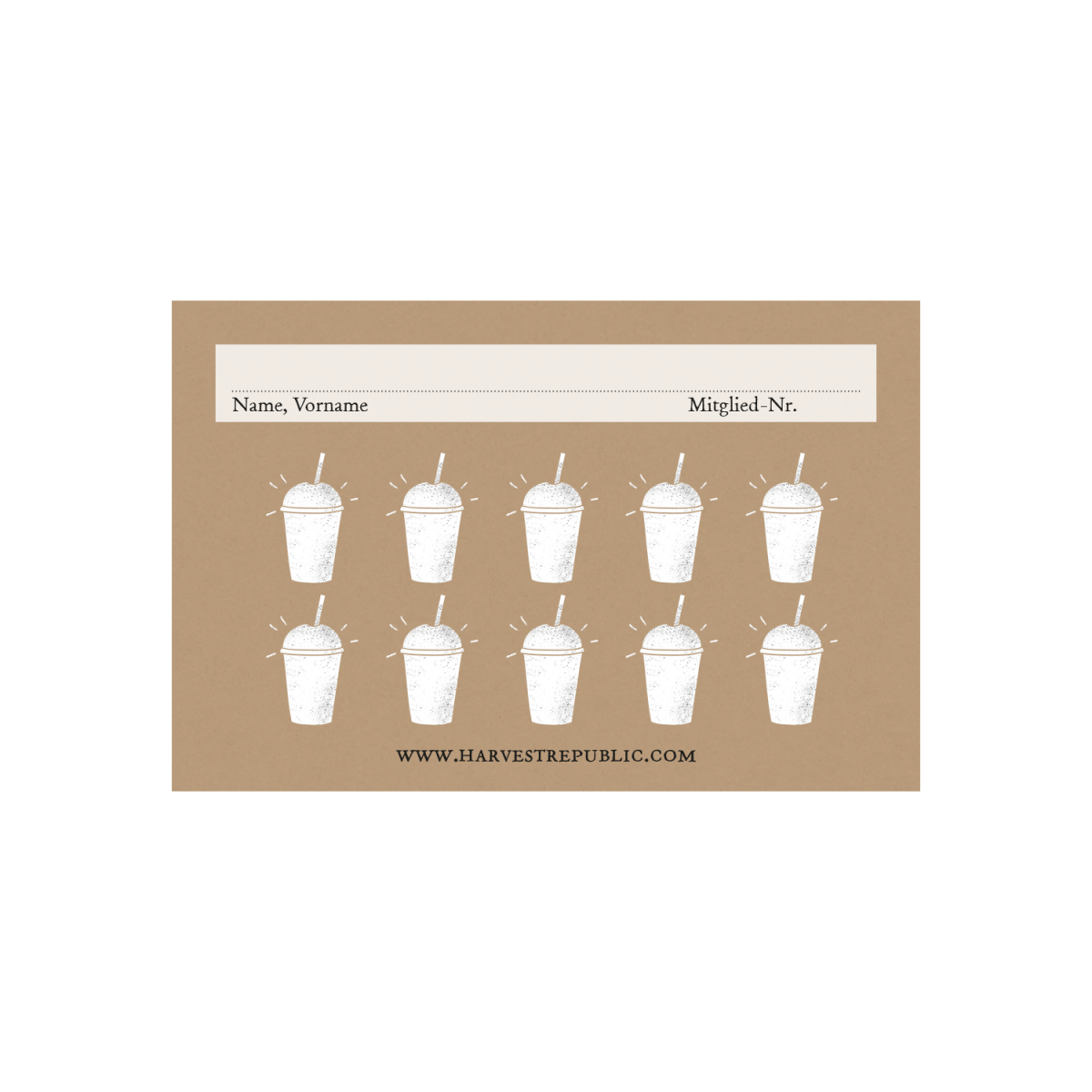 10er Karten (80 Stück) - Harvest Republic
