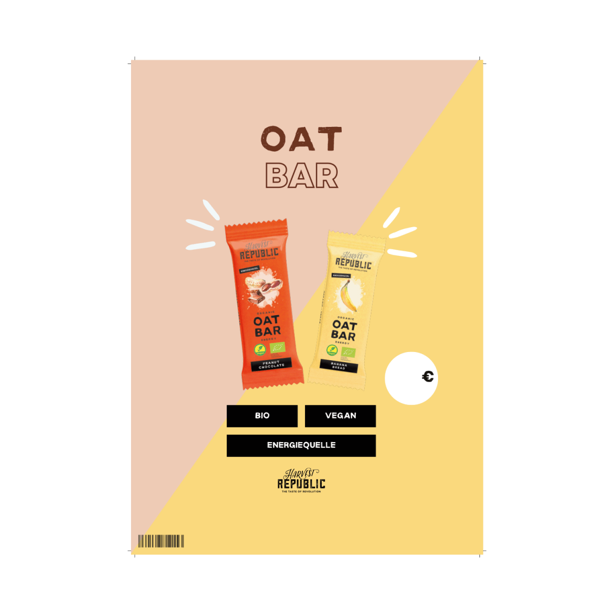 A3 Plakat - Oat Bar Riegel - Harvest Republic