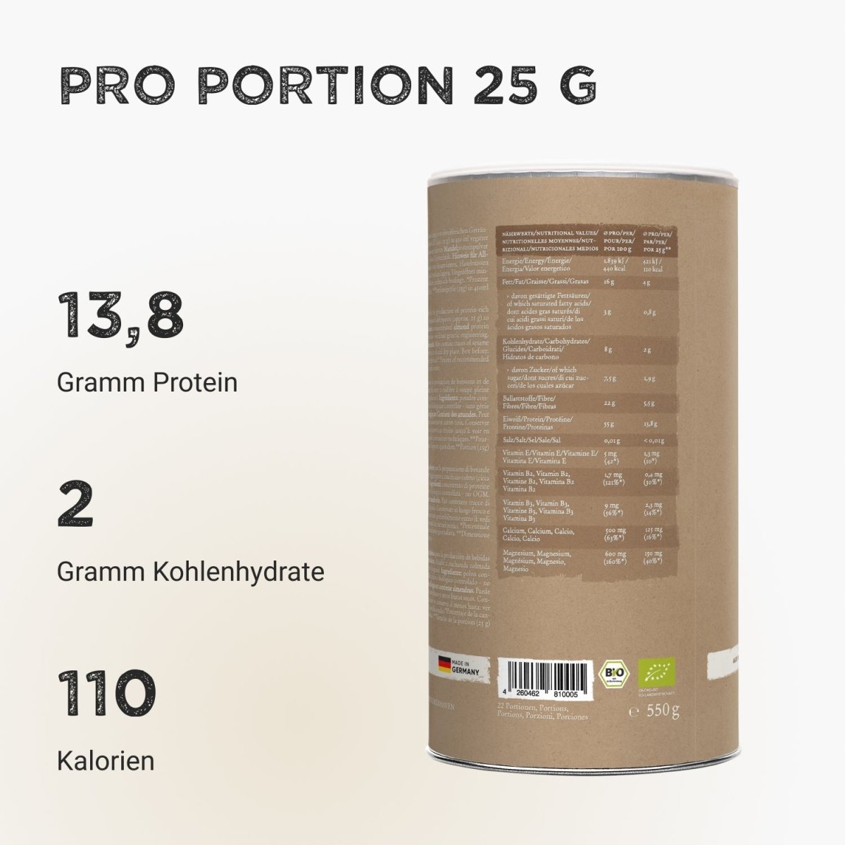Almond Protein - Natural - Harvest Republic