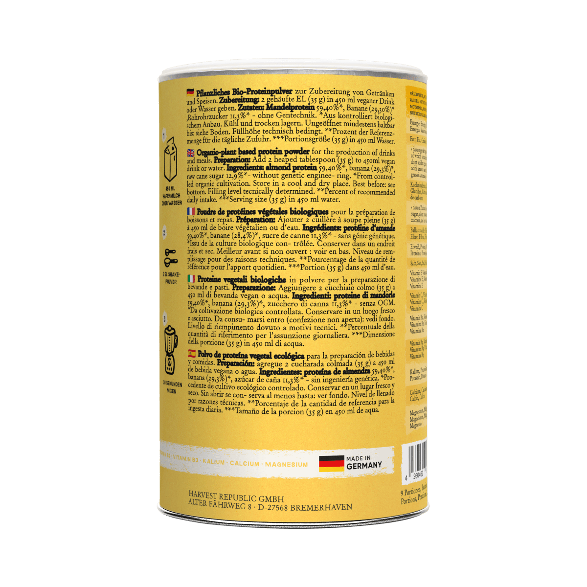 Almond Protein - Banana - Harvest Republic