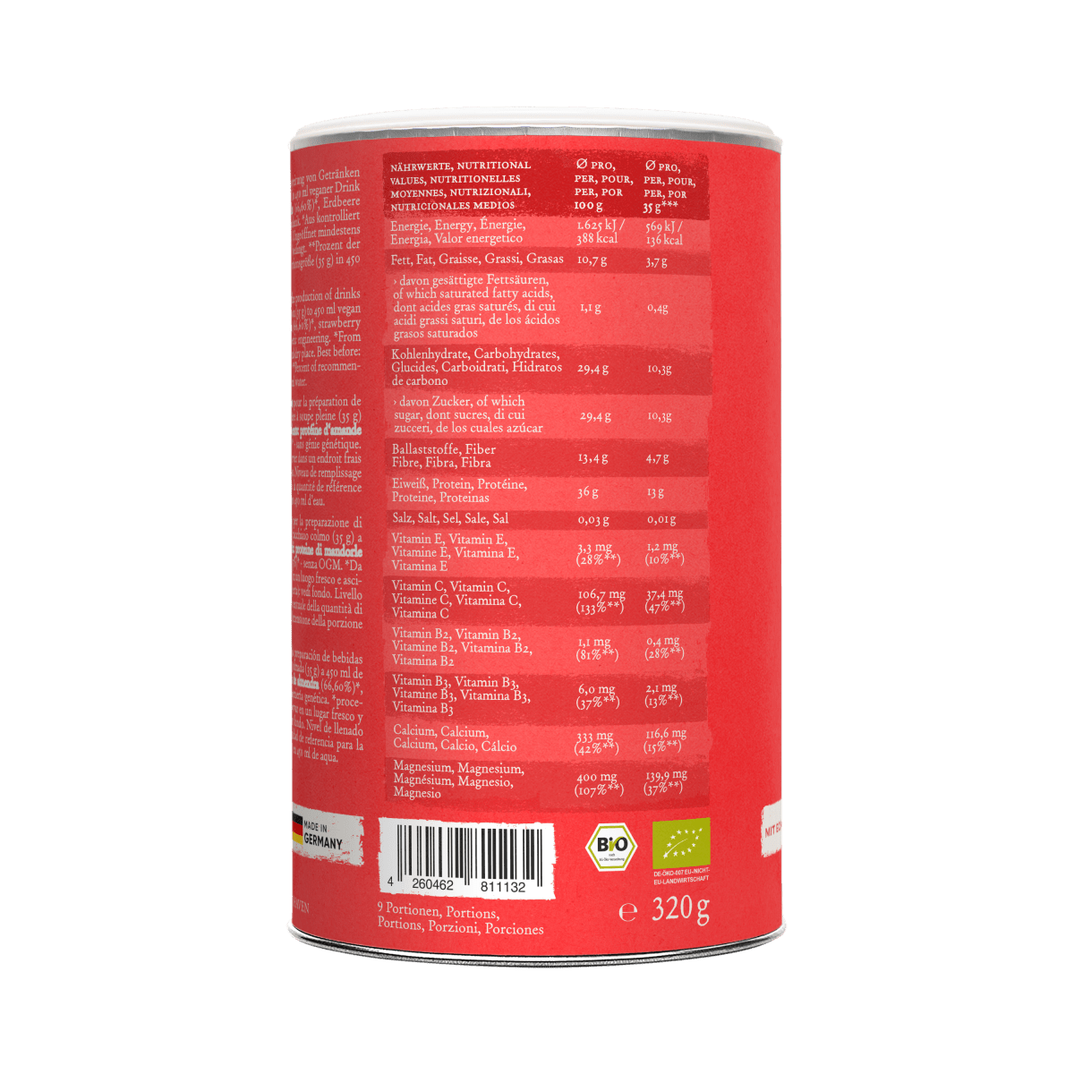 Almond Protein - Strawberry - Harvest Republic