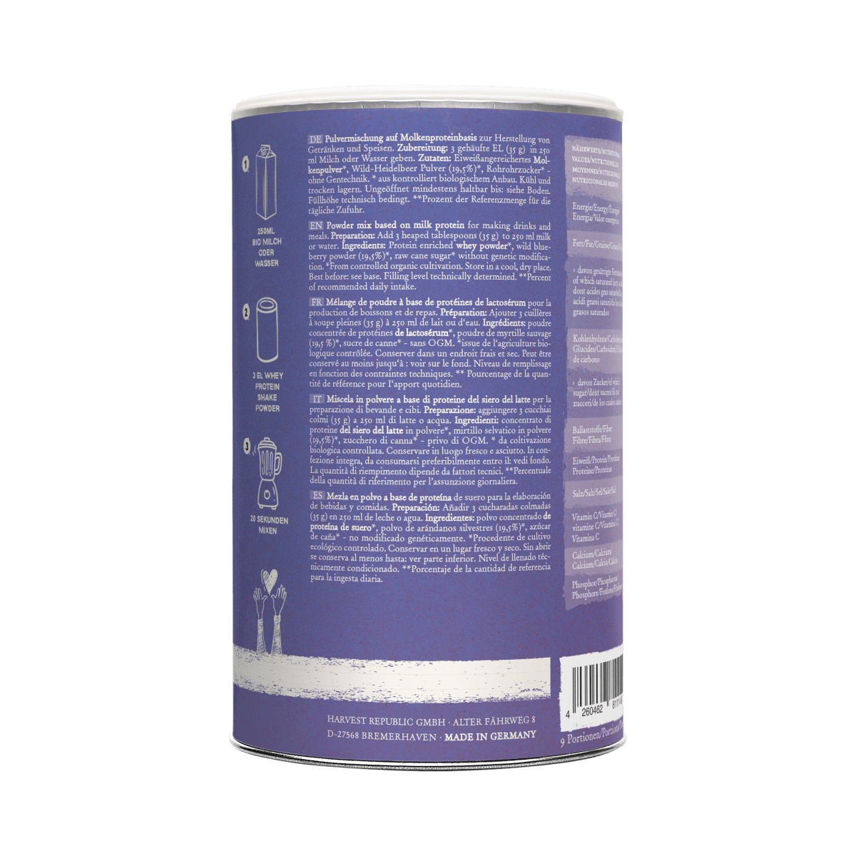 Whey Protein - Wild Blueberry - Harvest Republic