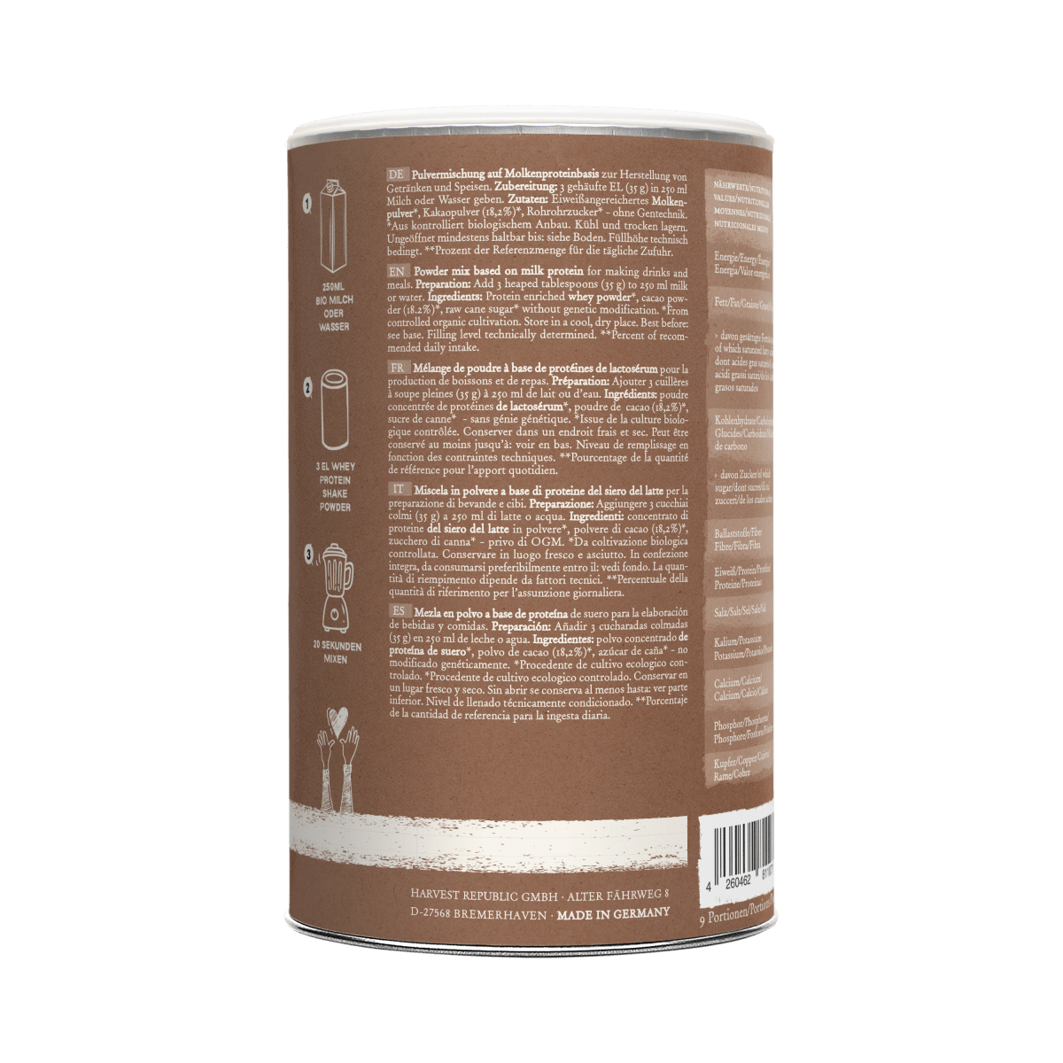 Whey Protein - Cacao - Harvest Republic