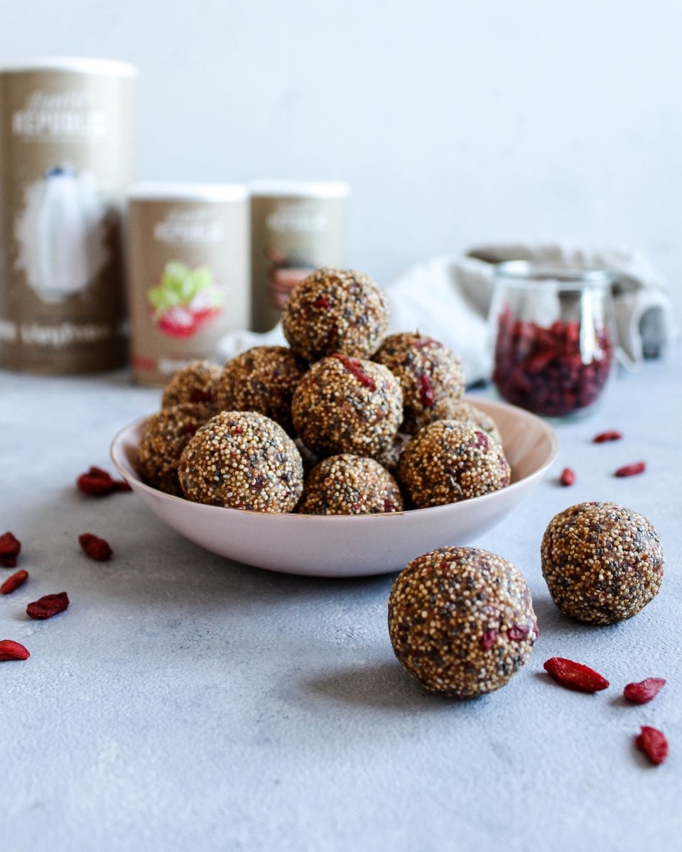 Strawberry Superfood Energy Balls