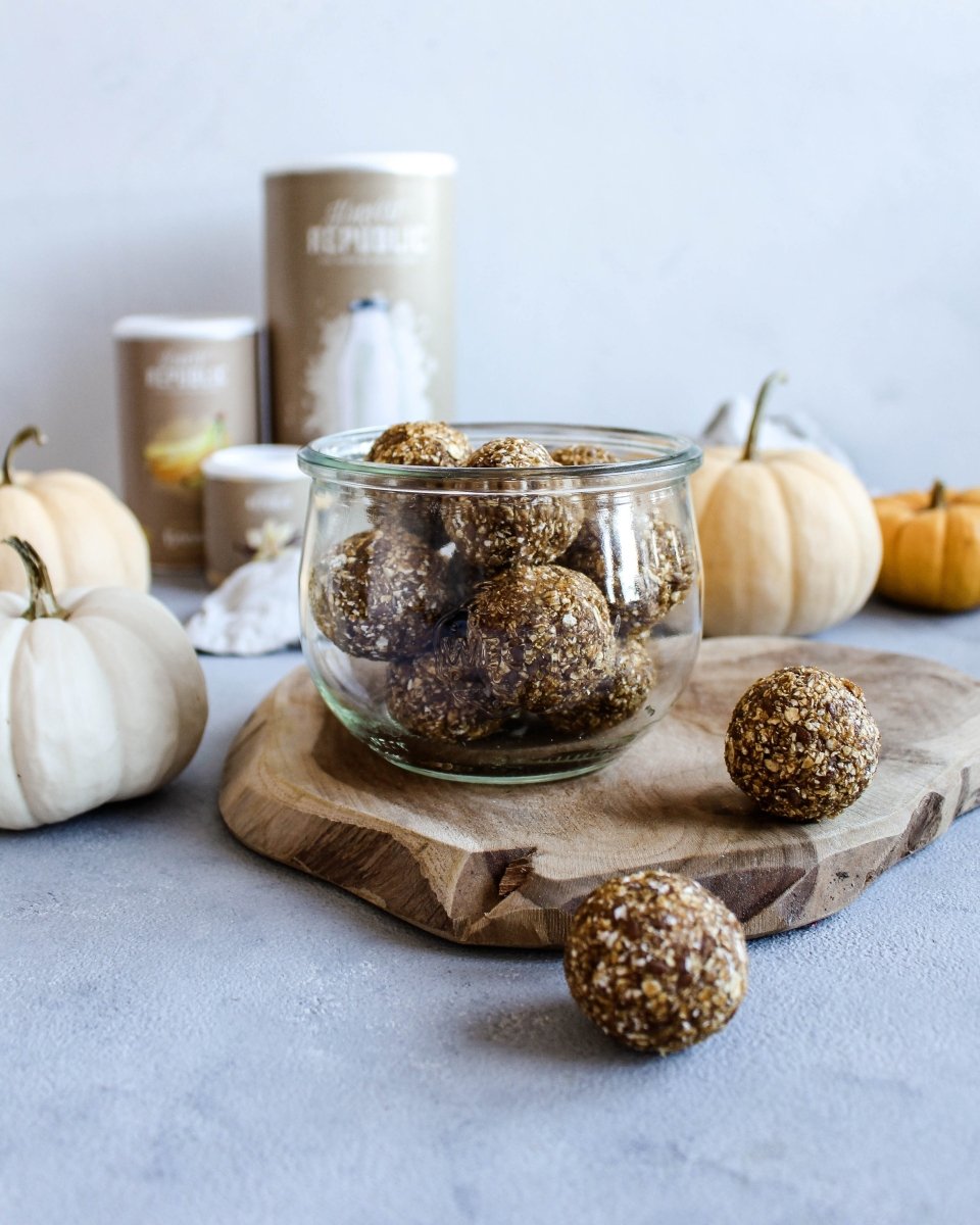 Banana Pumpkin Pie Energy Balls