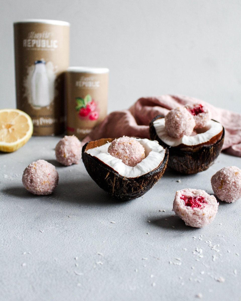 Raspberry Lemon Bliss Balls