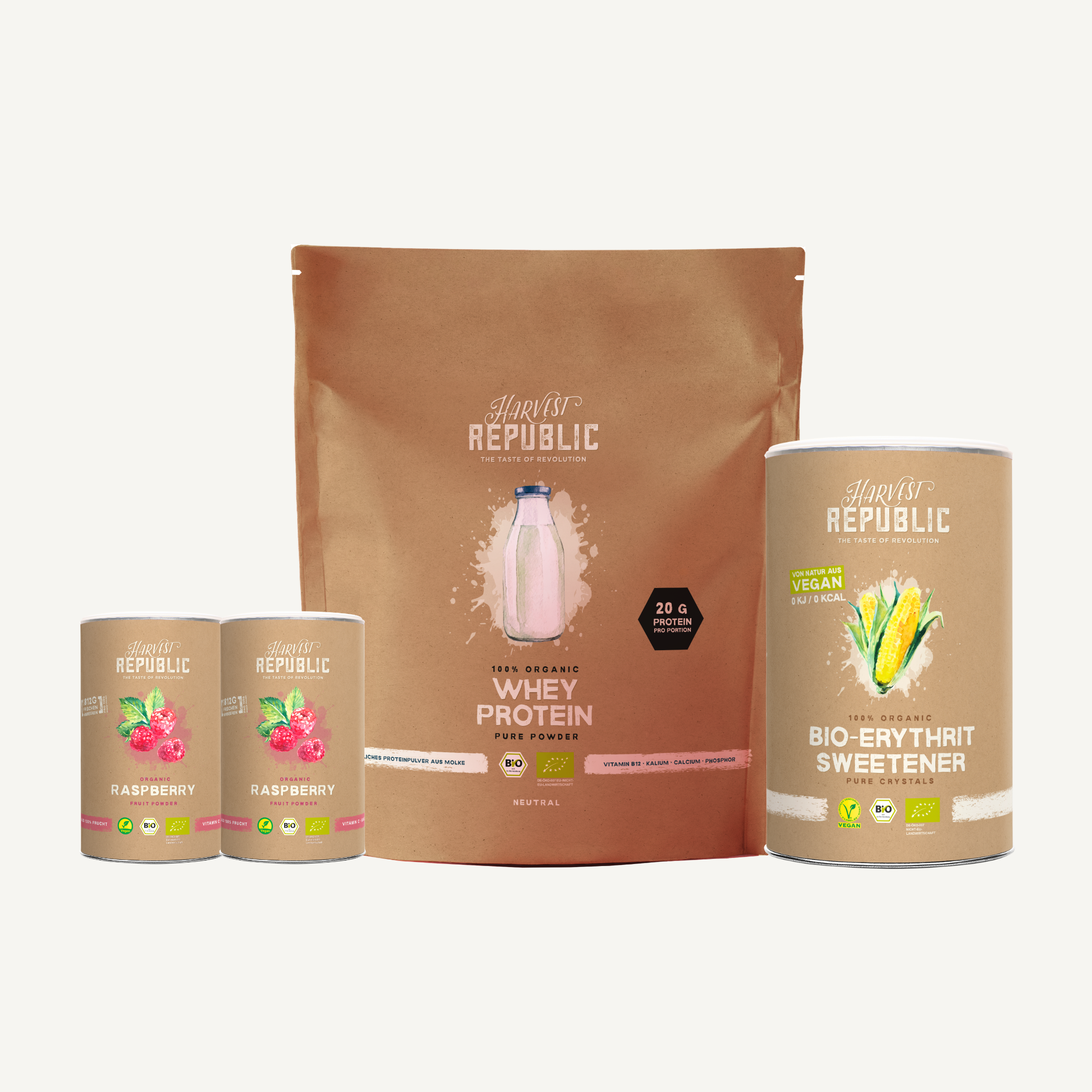 Raspberry Whey Quiri (No Added Sugar) Bundle - Harvest Republic