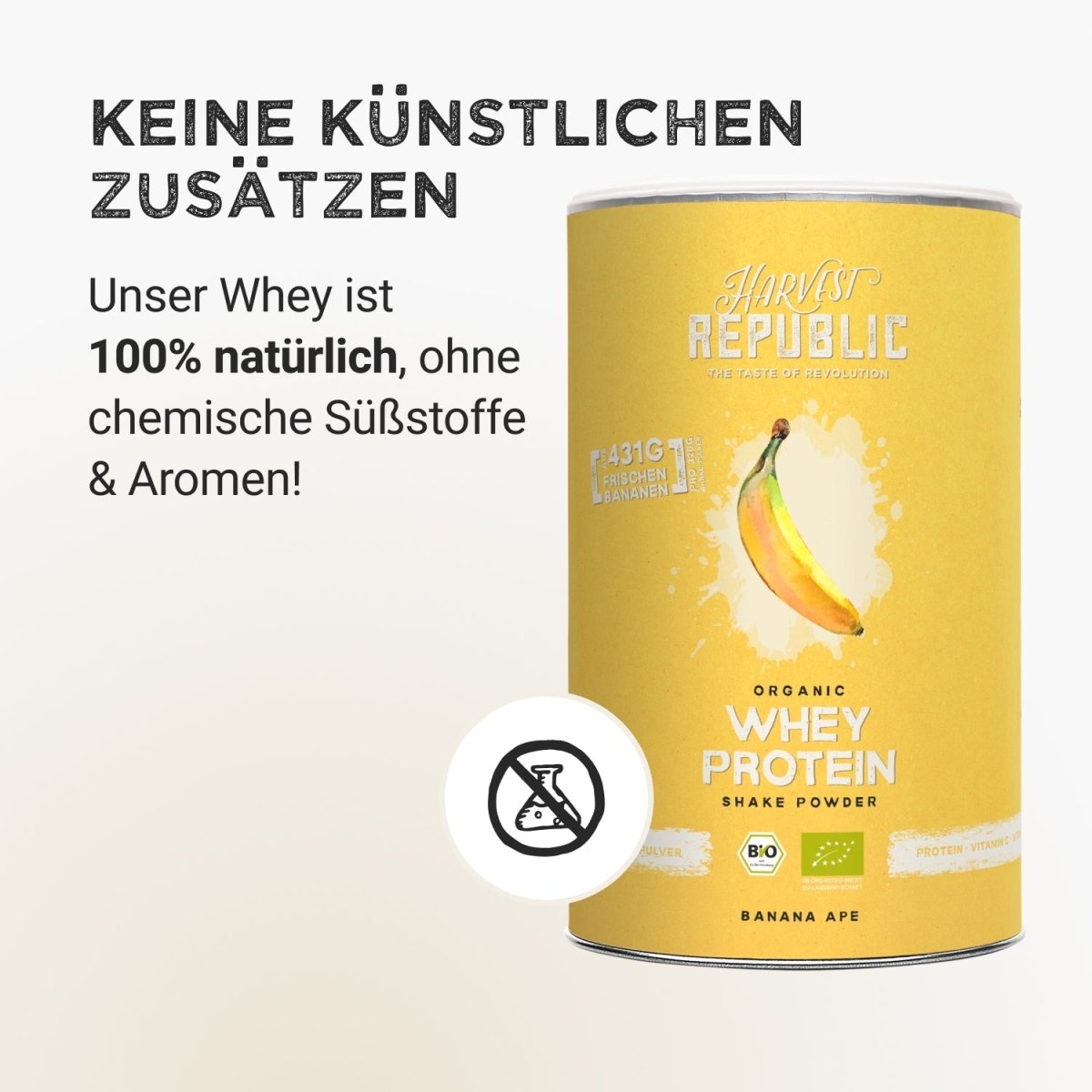 Whey Protein - Banana - Harvest Republic