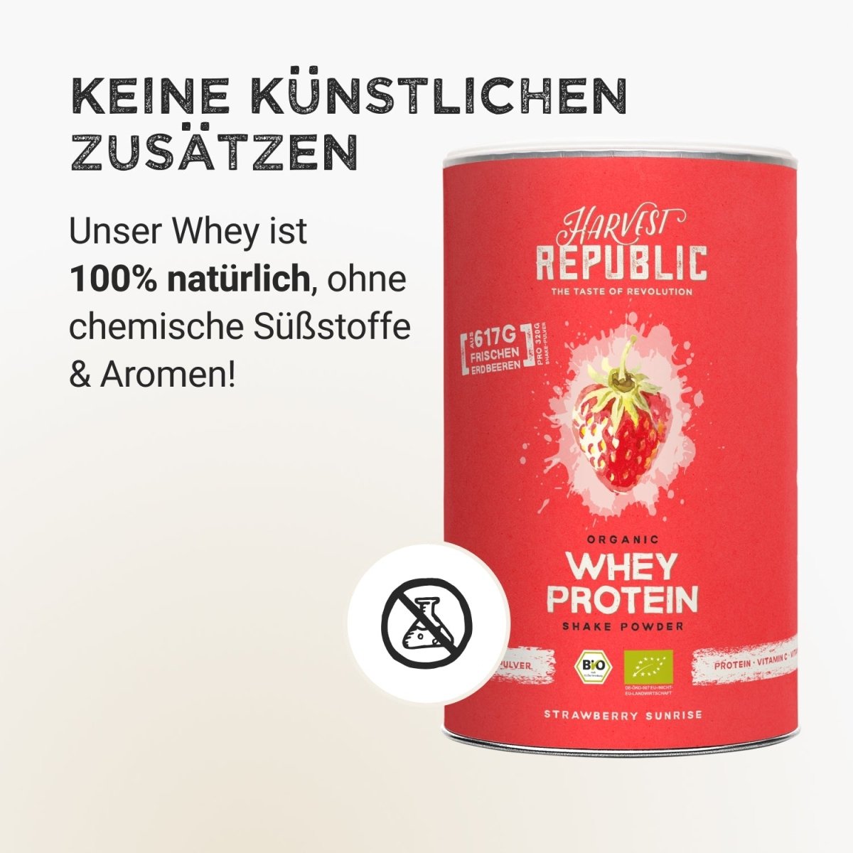 Whey Protein - Strawberry - Harvest Republic