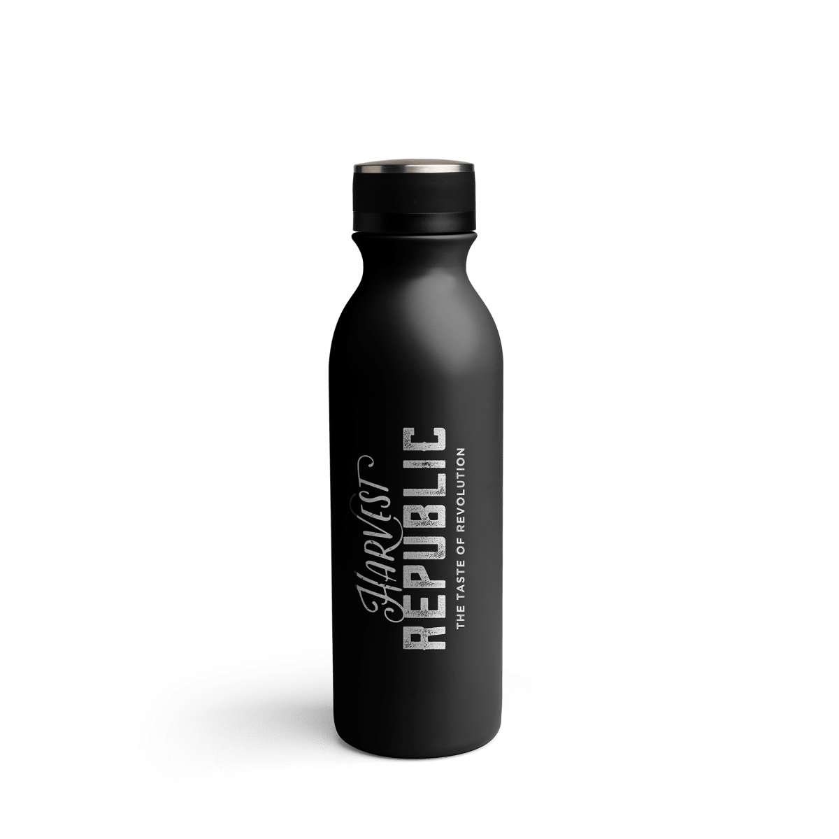 Bottle Premium Insulated Steel Black Flasche - Harvest Republic