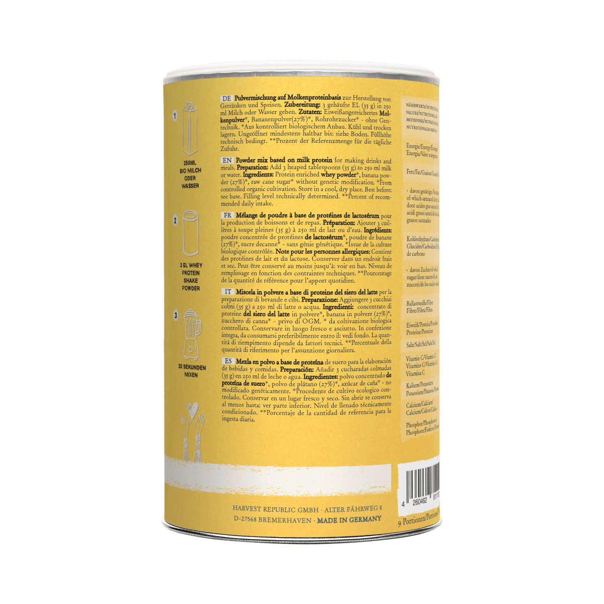 Whey Protein - Banana - Harvest Republic