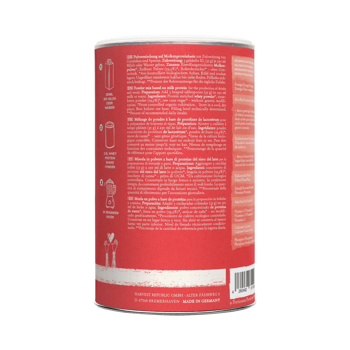 Whey Protein - Strawberry - Harvest Republic