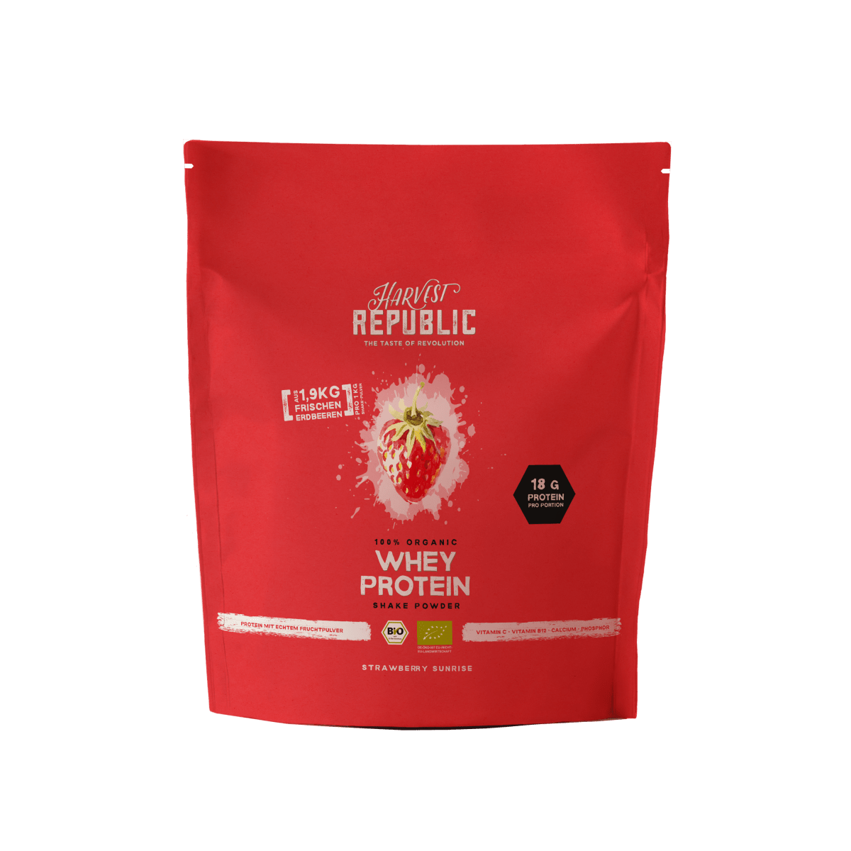 Whey Protein - Strawberry - Harvest Republic